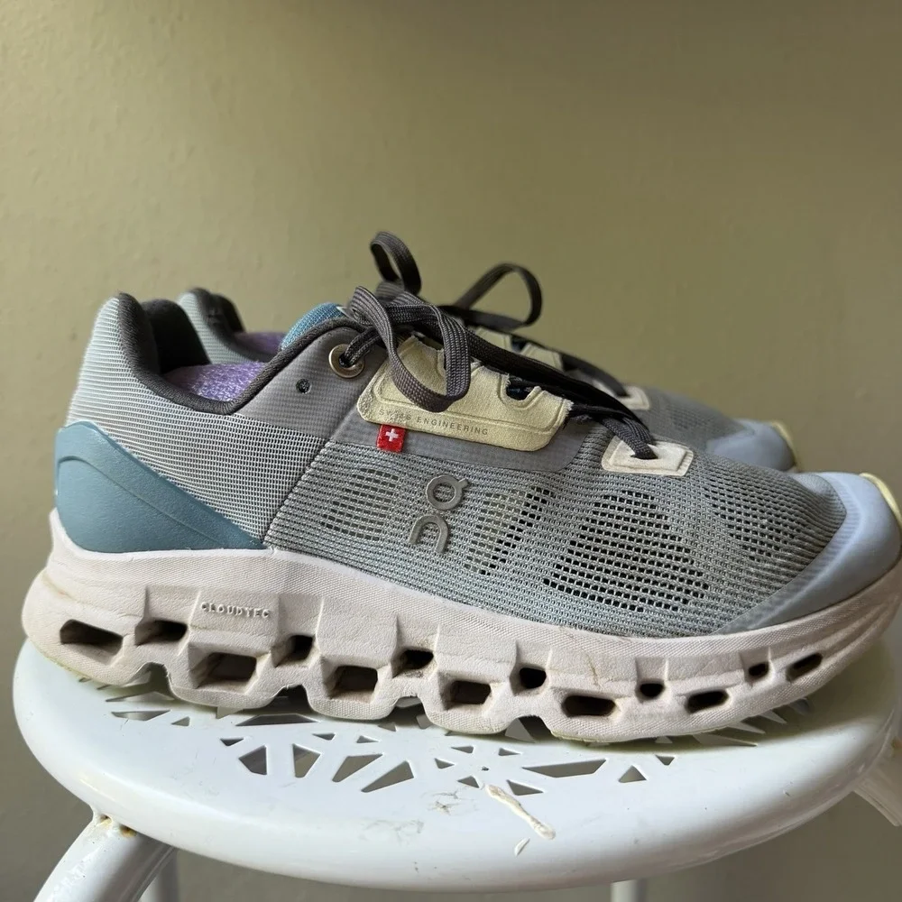 On Running Cloudstratus Chambray Lavender Womens 7.5 Running Shoes 39.98658